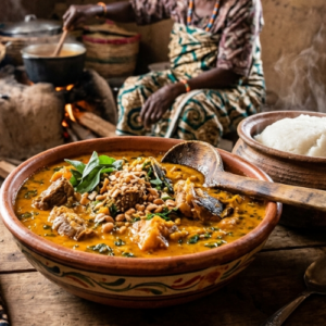 Miyan Taushe(Nigerian Pumpkin Stew) 1