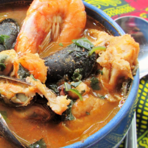 Cat Fish and Seafood Pepper Soup(Ghana meets Nigeria) 1