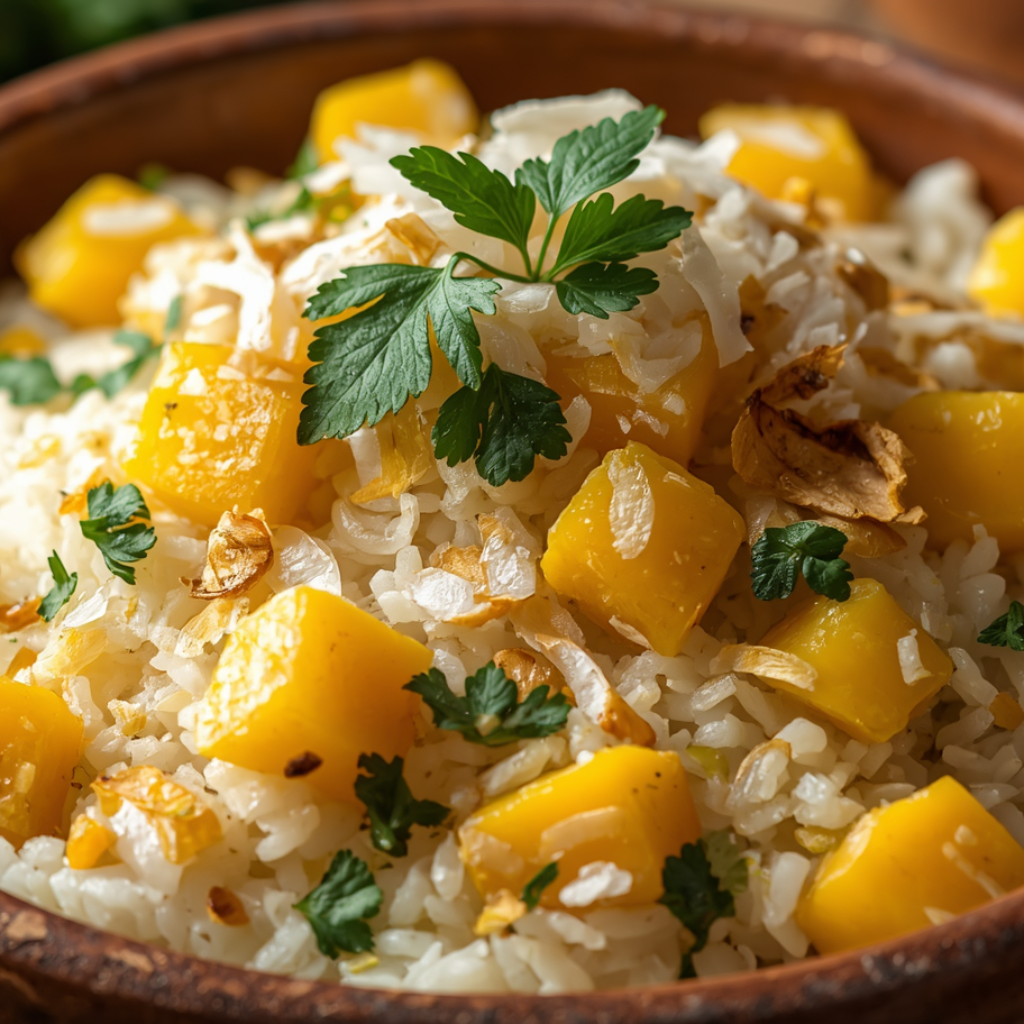 Kenyan Coconut Mango Rice - African Vibes