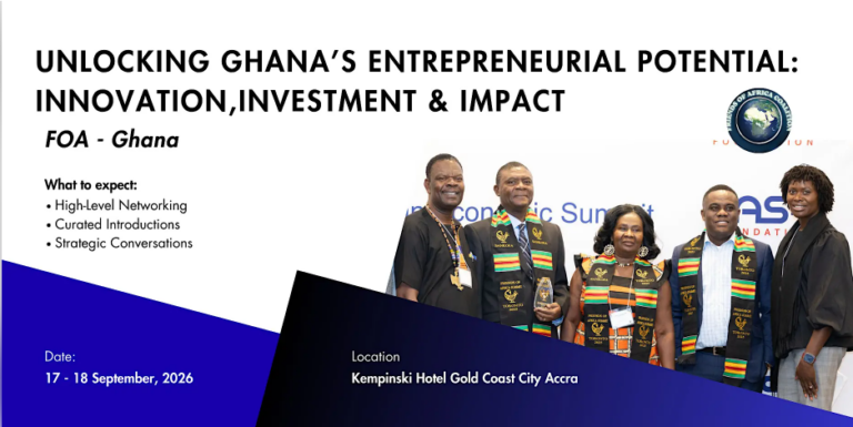 16th Friends of Africa Summit Global: Scaling Investment Partnerships-Ghana 1 16th Friends of Africa Summit Global 768x385