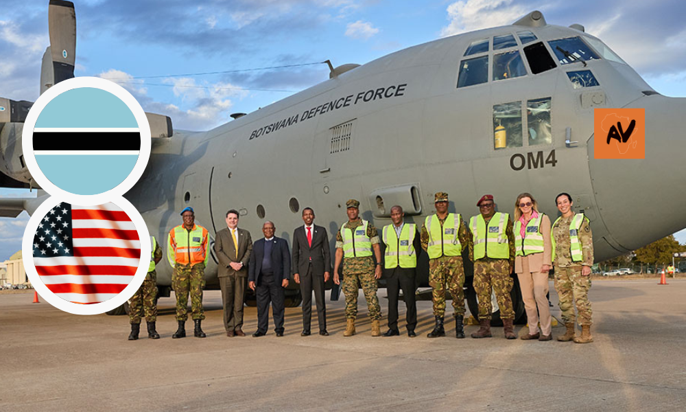 Botswana received another C-130H Hercules military transport aircraft from the United States,