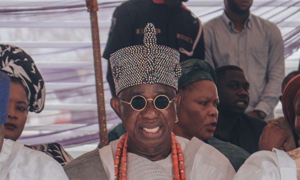 Ooni of Ife Installs New Olomoni of Okuu-Omoni-Ife With Sacred Beaded Crown