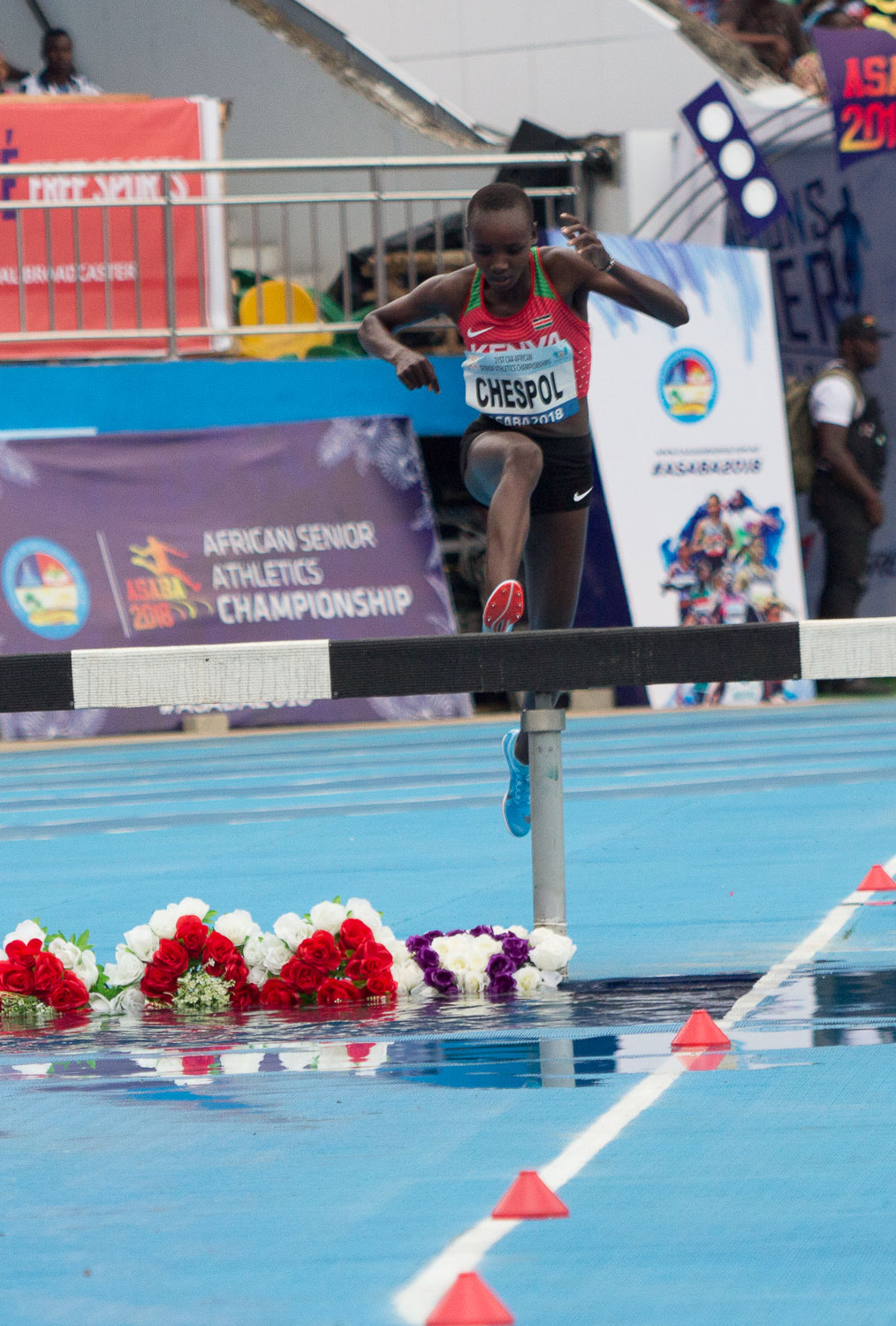 Nairobi to Host 2029 World Athletics Championships 2 A Kenyan steeplechase athlete competing at the 2018 African Championships in Athletics